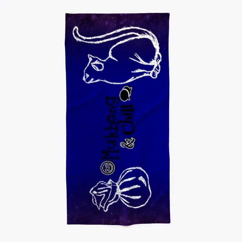 Dimsun Galaxy Cat Beach Towel