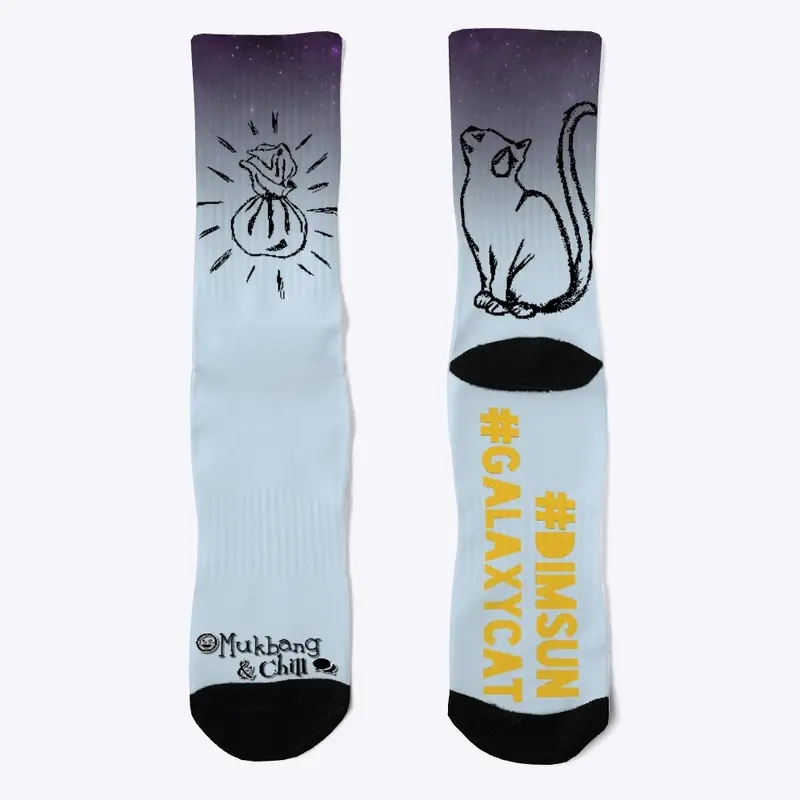 Dimsun Galaxy Cat Socks