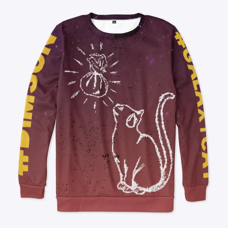 Dimsun Galaxy Cat Sweatshirt